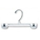 Plastic Gripper Hanger w/ Swivel Hook - White